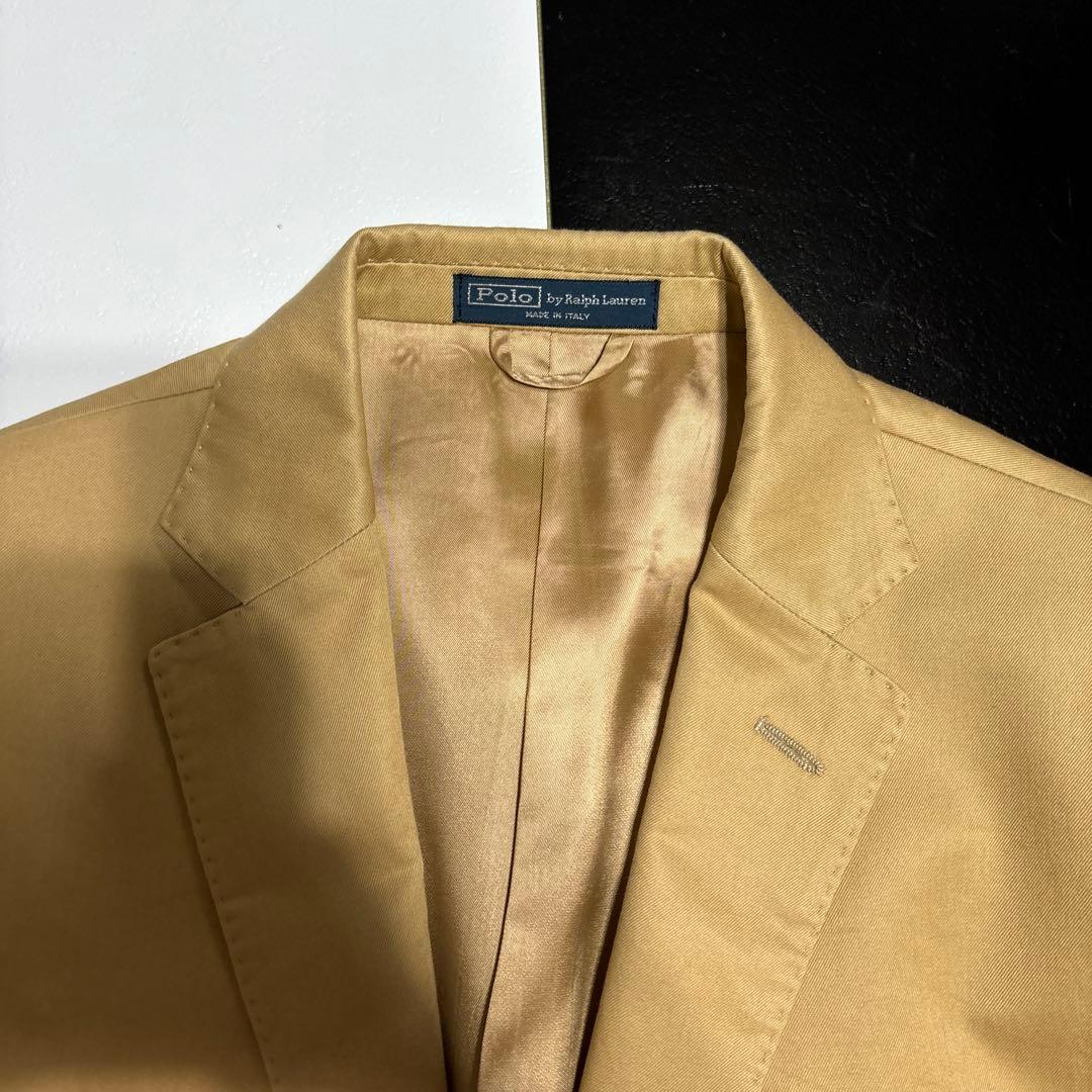 成人式　Polo by Ralph Lauren ベージュスーツ　セットアップ