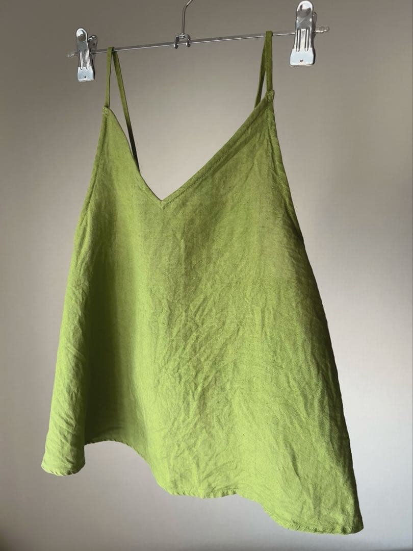 IENA LA BOUCLE 麻シーチングサーキュラーブラウス