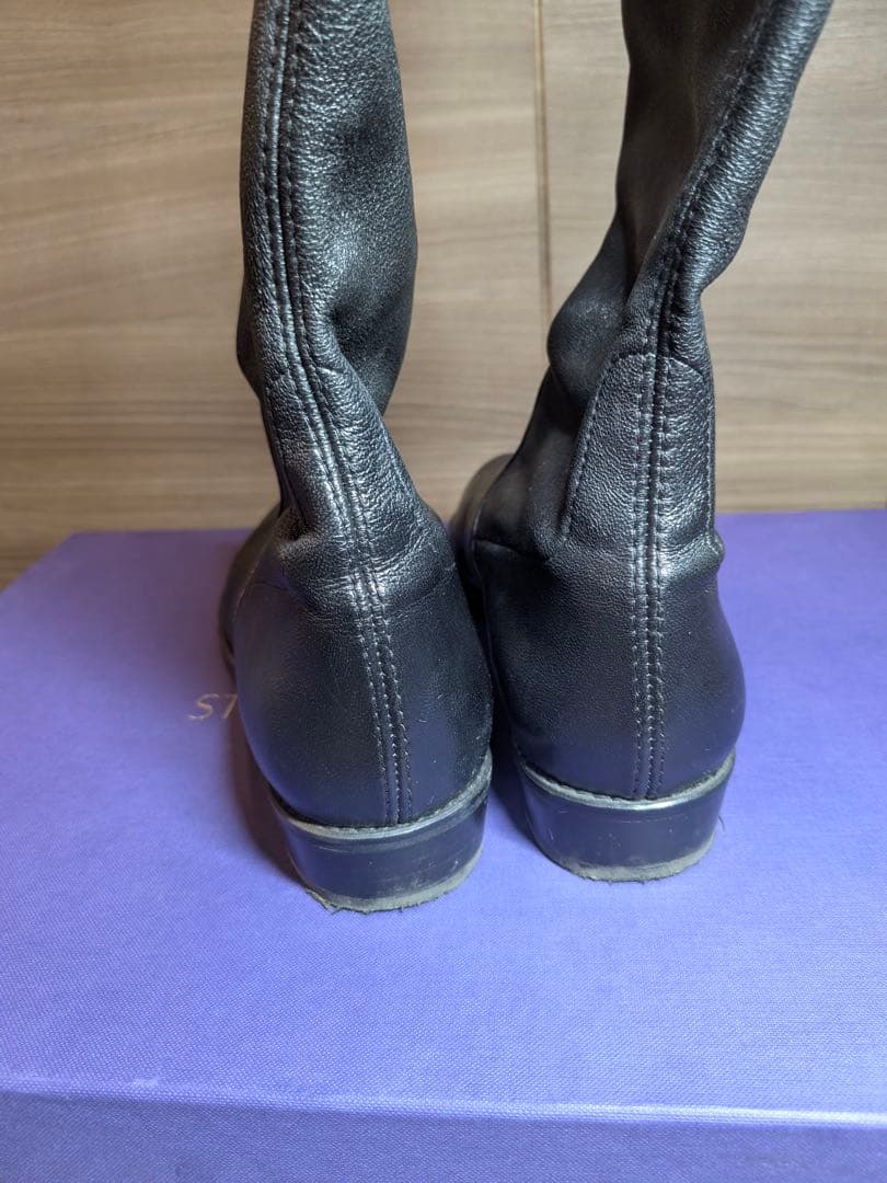 Stuart Weitzman ブラック ロングブーツ　US8（25〜25.5）