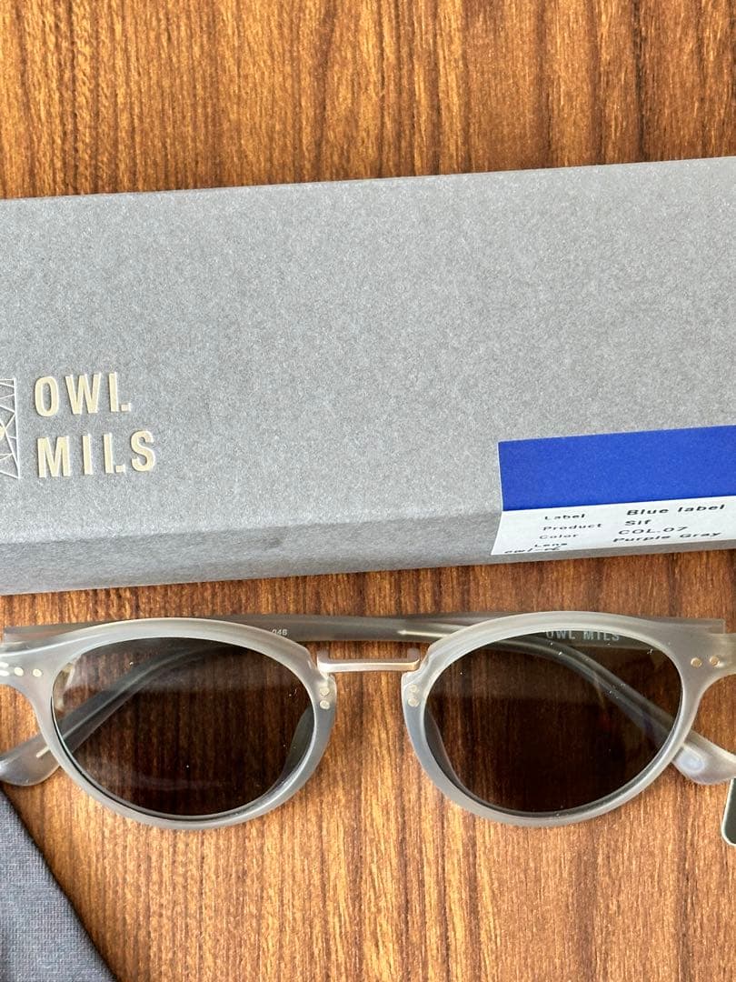 OWL MILS アウルミルズ　Sif マットホワイトグレー