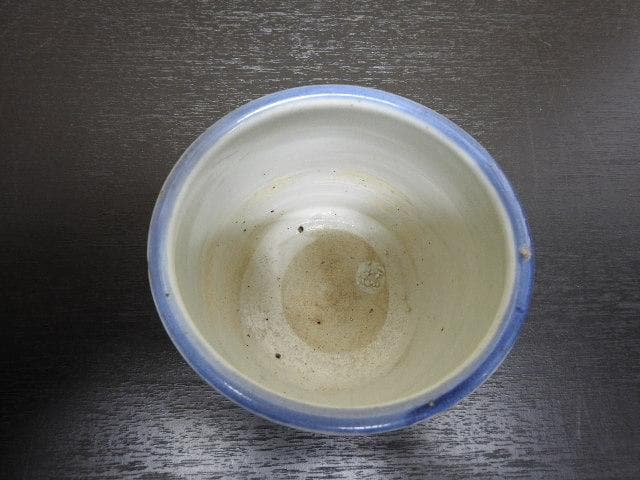 伊万里　染付　火入　海中絵　MA7