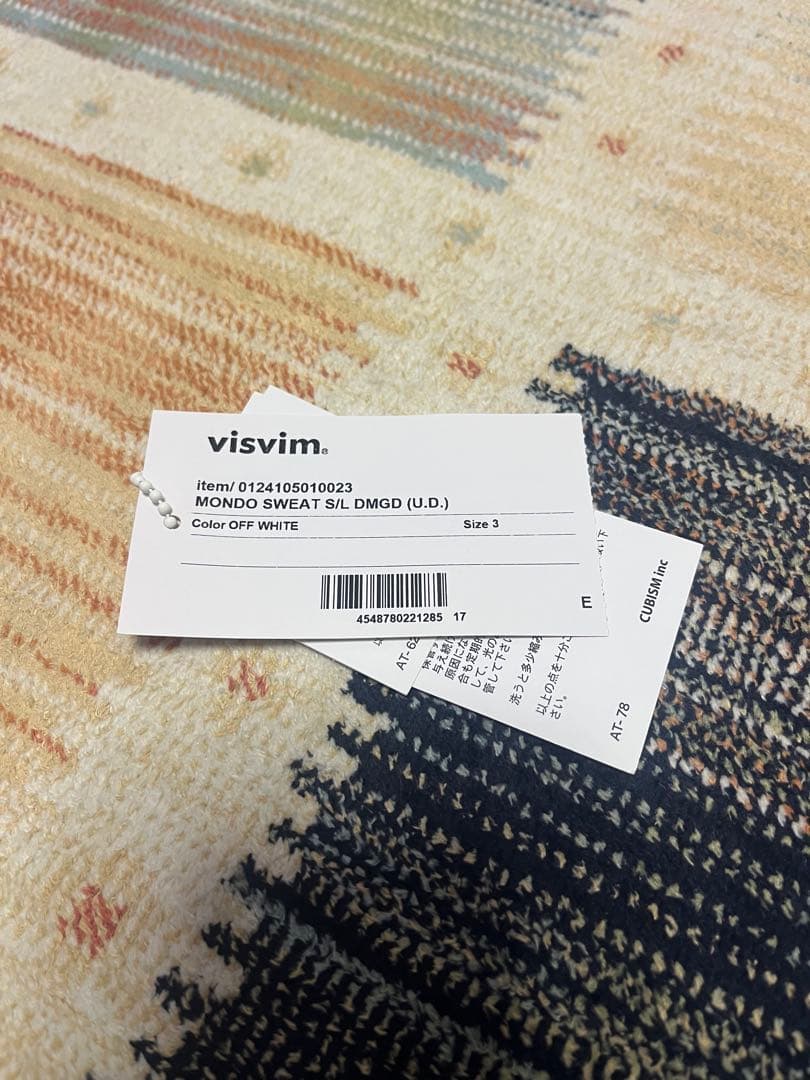 トップス VISVIM MONDO SWEAT S/L DMGD (U.D.) 3