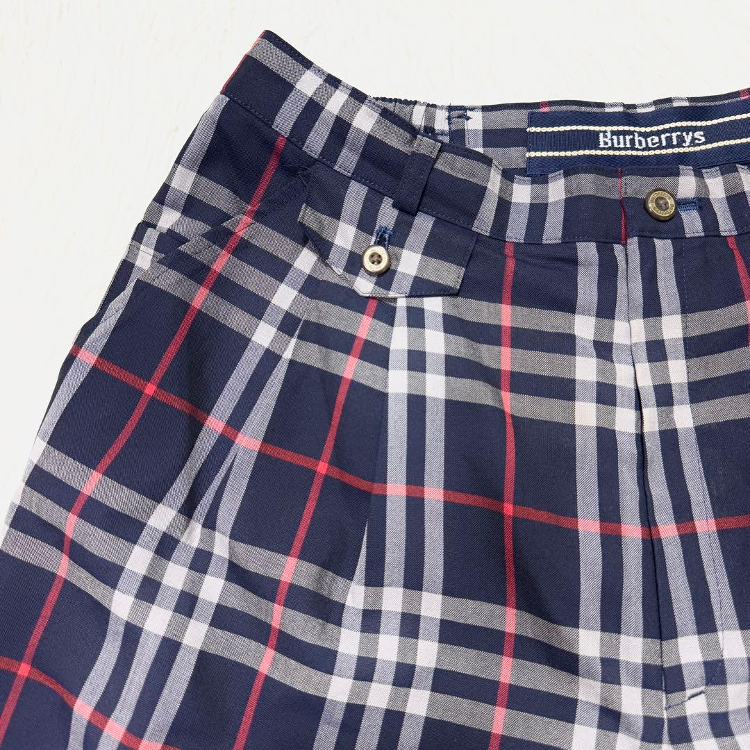 burberrys ノバチェック キュロット ハーフパンツ 撥水 大きいサイズ