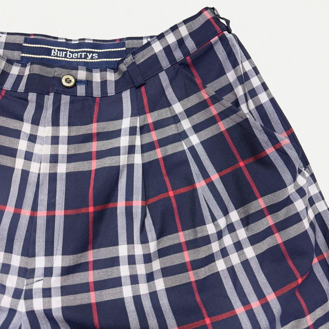 burberrys ノバチェック キュロット ハーフパンツ 撥水 大きいサイズ
