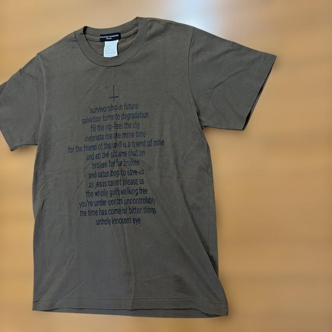 RYUICHIRO SHIMAZAKI homme メッセージ Tシャツ
