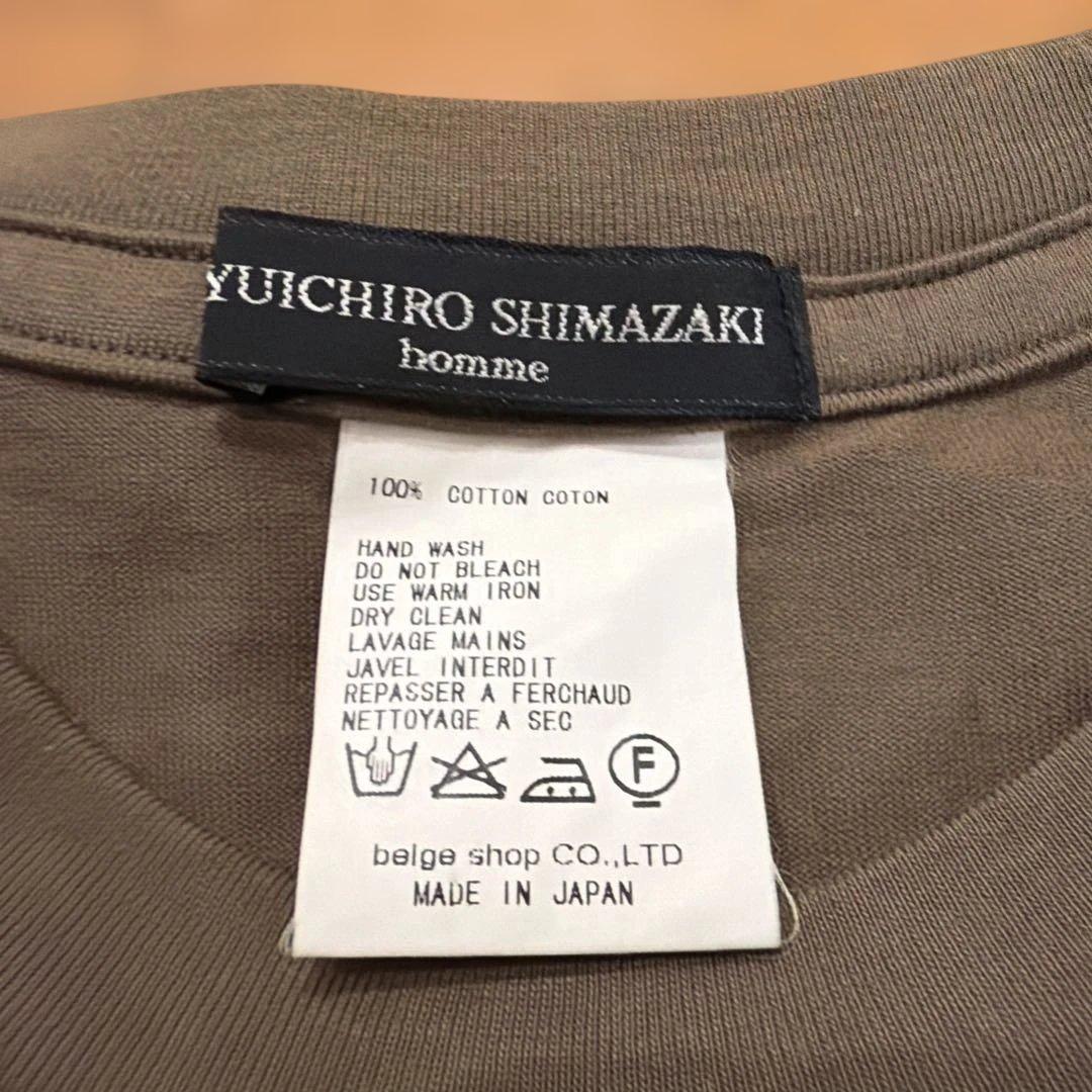RYUICHIRO SHIMAZAKI homme メッセージ Tシャツ