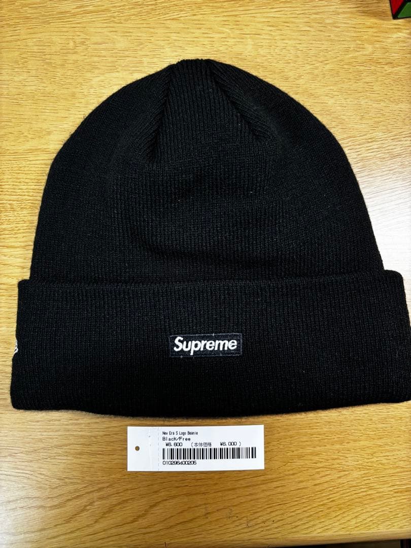 Supreme24FW　New Era　S Logo　Beanie　Black
