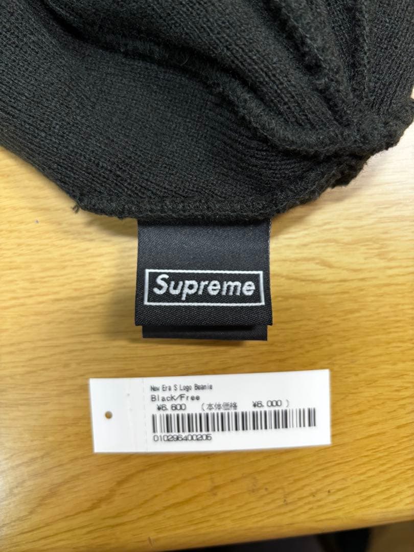Supreme24FW　New Era　S Logo　Beanie　Black