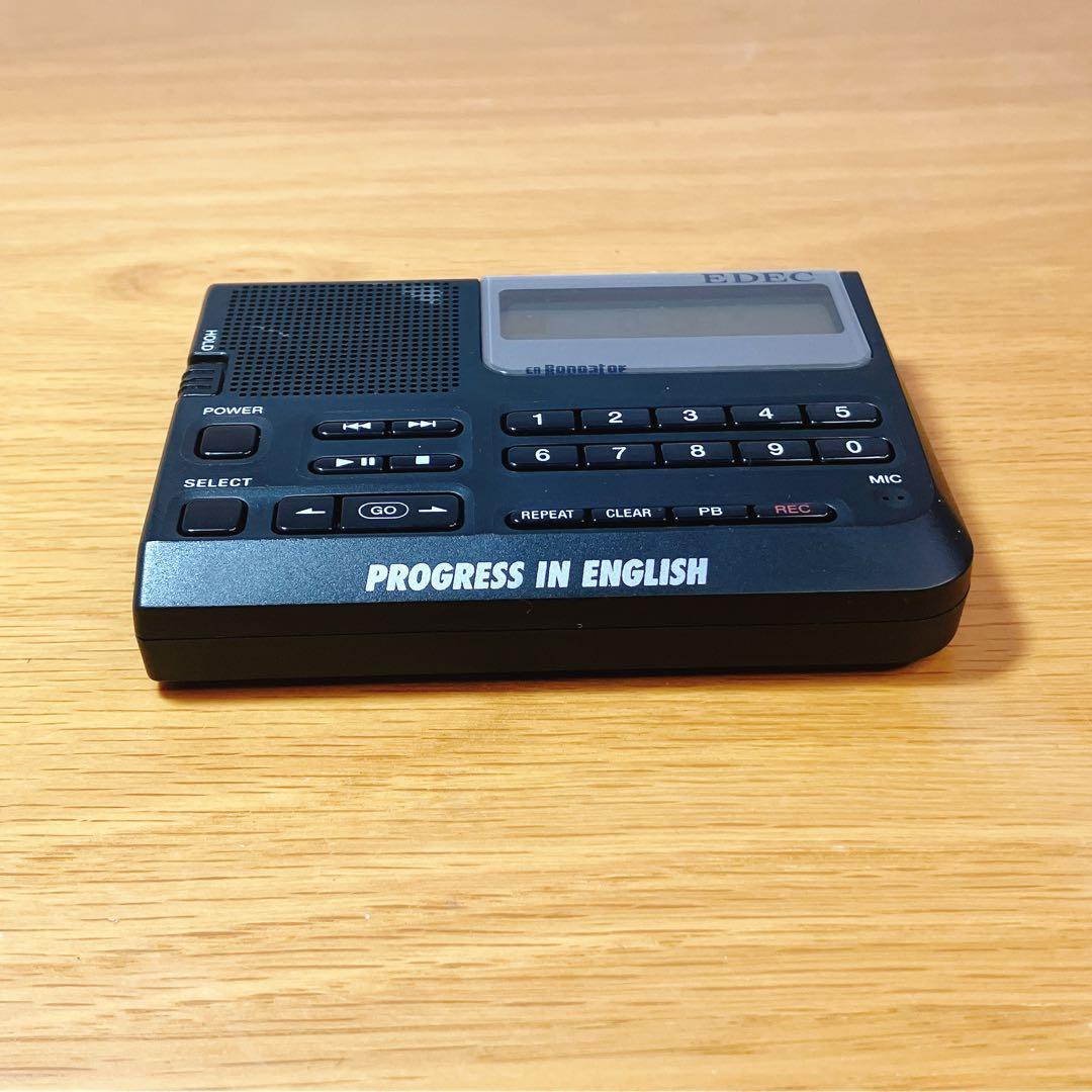 動作品】EDEC SDE-200 SDリピーター 英語学習 録音再生