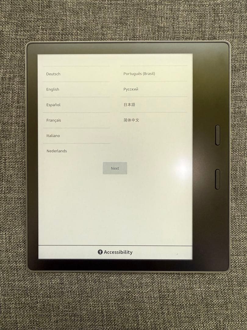 【美品】Kindle Oasis 8GB 広告なし + 純正ファブリックカバー
