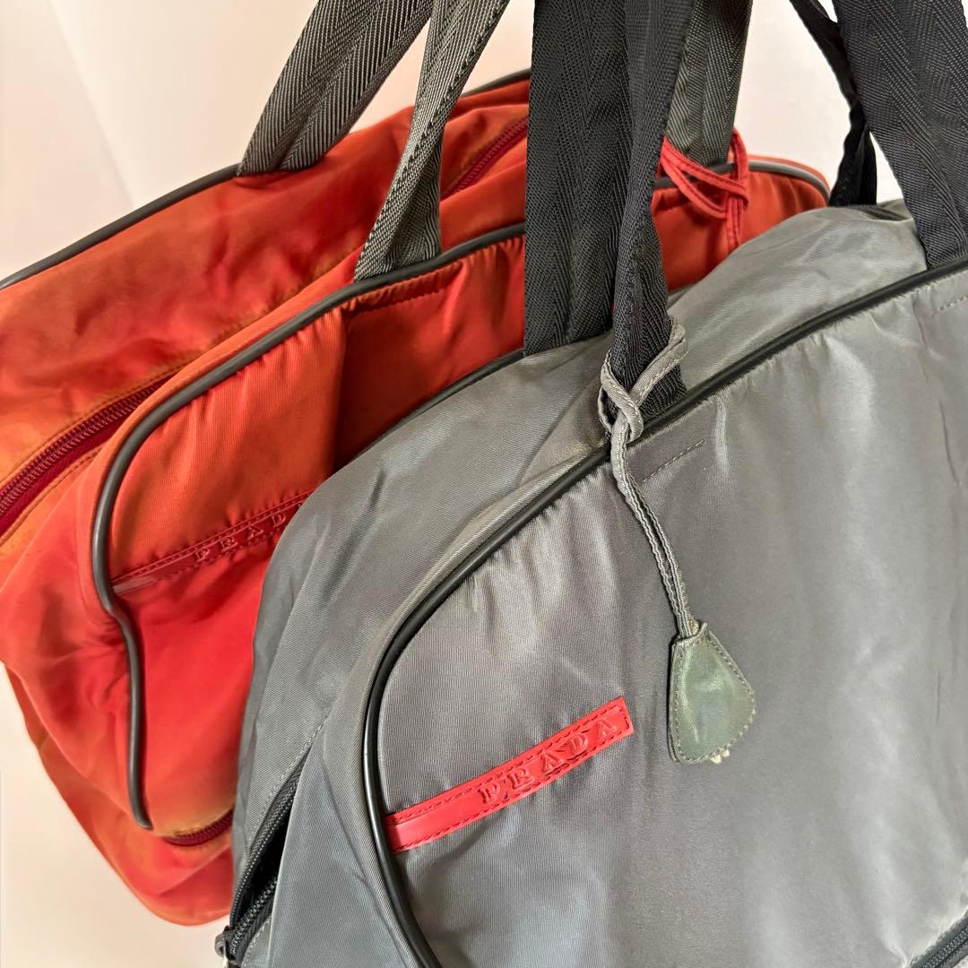 バッグ 00s prada sport archive tech boston bag