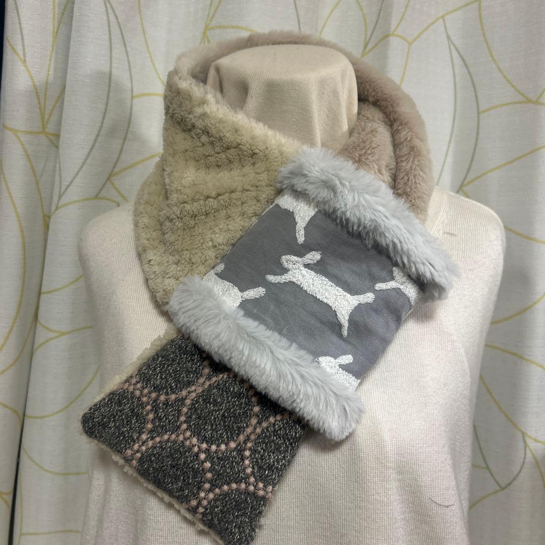 ＊さゆ＊ページ　ハンドメイド　スヌード（ボタン付き）