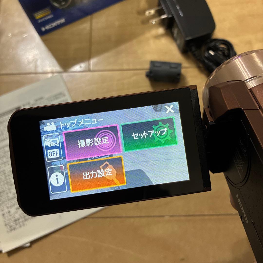 JVCビデオカメラ 耐低温 耐衝撃 内蔵メモリー32GB GZ-F200-T