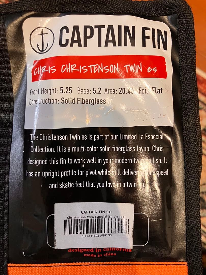 サーフィン・ボディボード CAPTAIN FIN Chris Christenson Twin 5.25\"