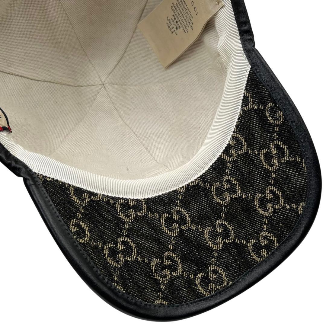【未使用同等品】GUCCI グッチ　デニム　キャップ　GG ベースボールキャップ
