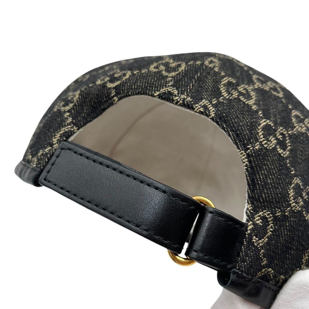 【未使用同等品】GUCCI グッチ　デニム　キャップ　GG ベースボールキャップ