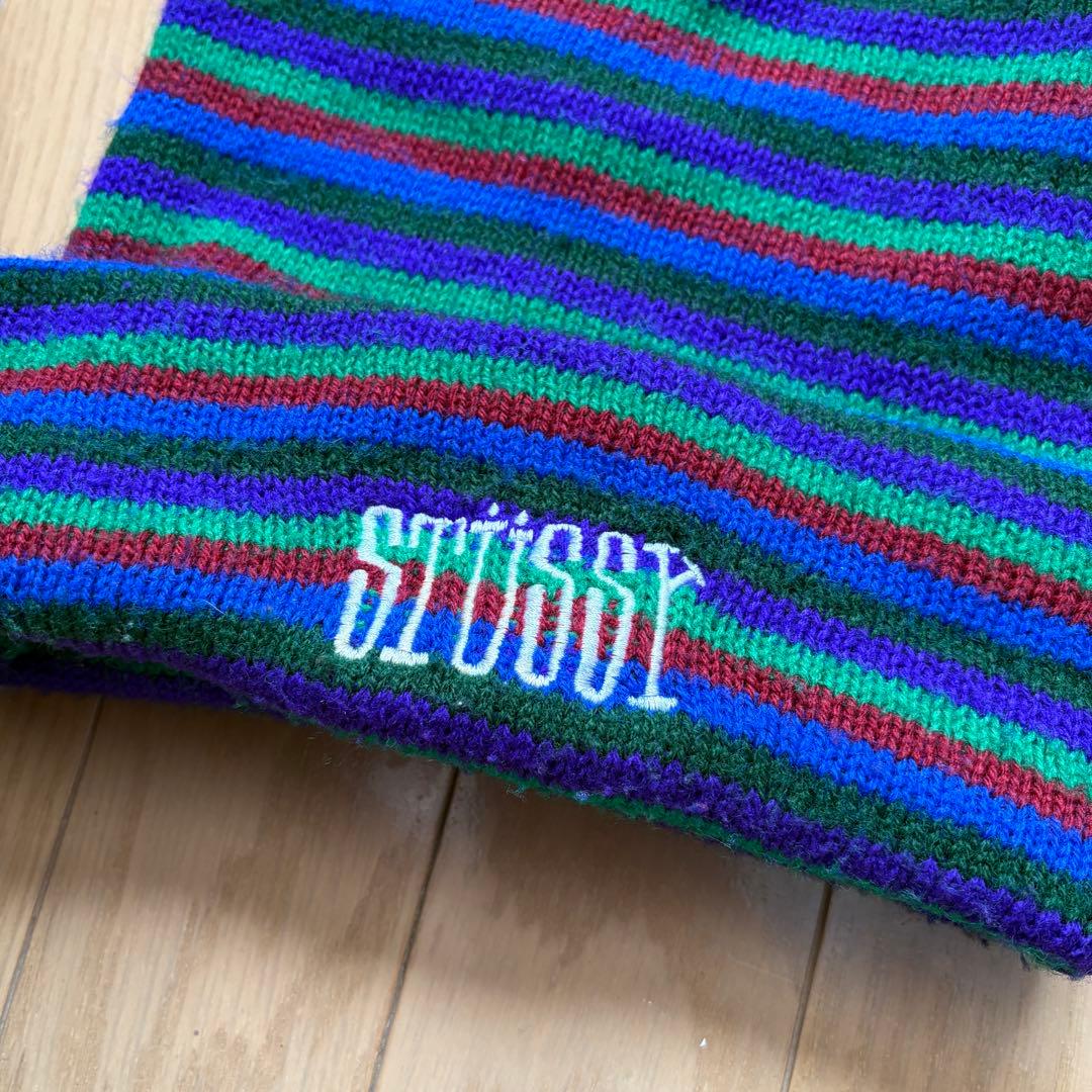 希少 80s〜90s STUSSY ロングビーニー