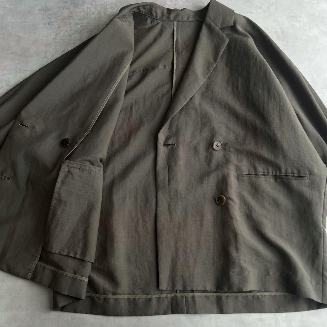 ジャーナルスタンダード レサージュ　リネン　ダブルジャケット　シアー　23SS