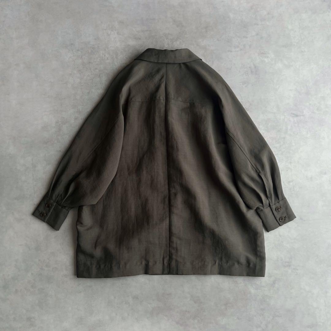 ジャーナルスタンダード レサージュ　リネン　ダブルジャケット　シアー　23SS
