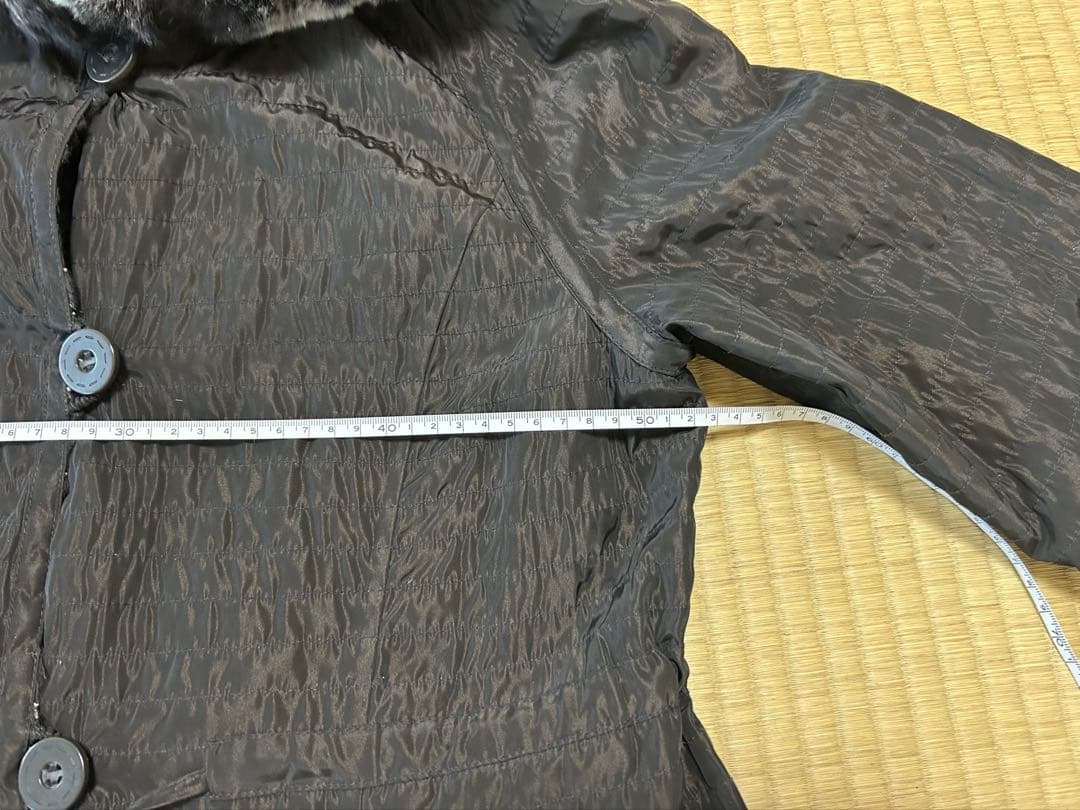 リバーシブルコート　毛皮