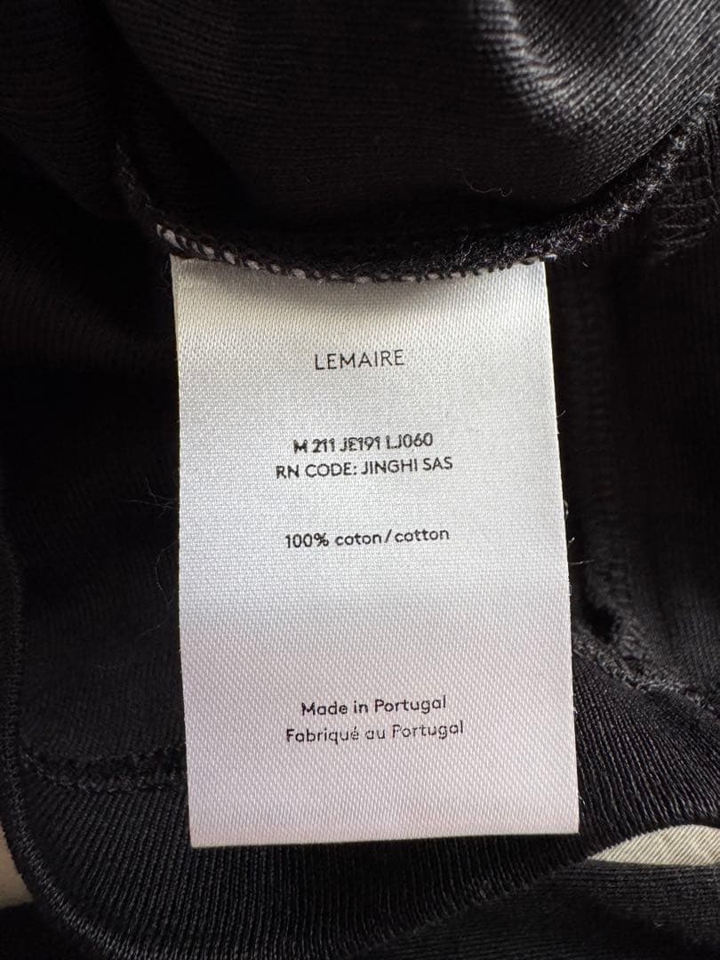 LEMAIRE jersey rib Tシャツ ルメール Tシャツ