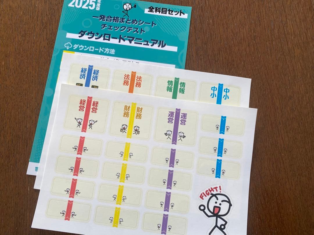 【未使用】まとめシート 2025年版 前編・後編＋チェックテストセット