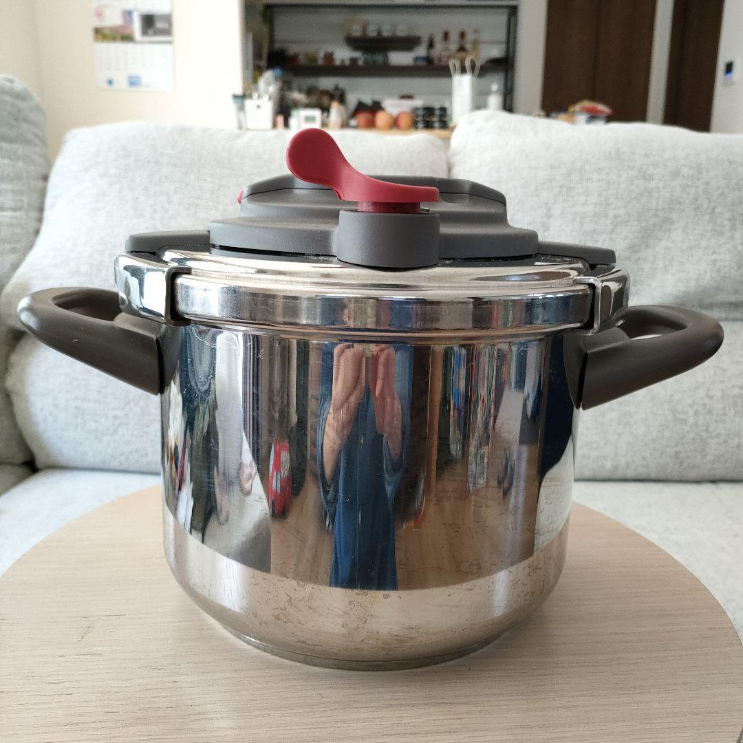 ティファール 圧力鍋 クリプソ アーチ パプリカレッド 6L P4360732