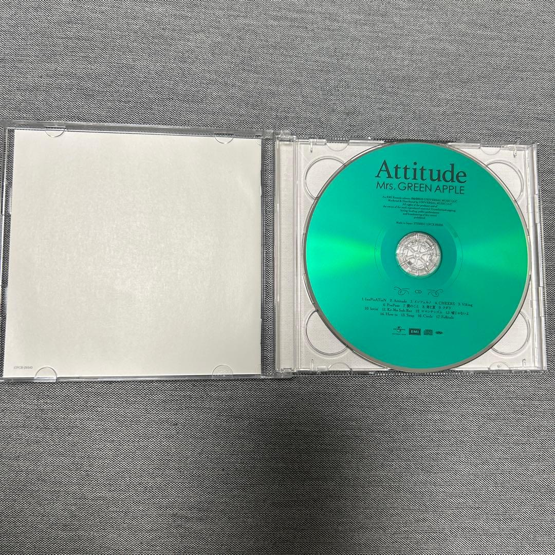 Mrs. GREEN APPLE AttitudeCD+DVD 正規品