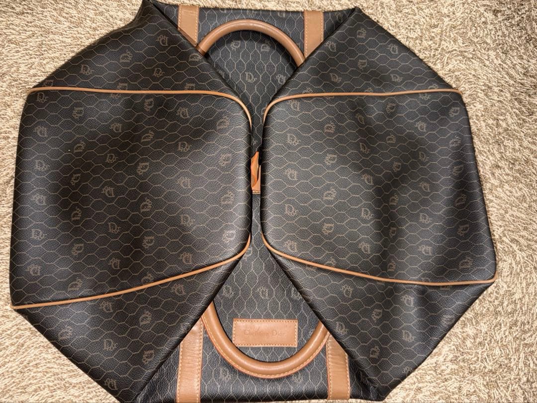 クリスチャンディオール ChristianDior ハニカム柄 ボストンバッグ