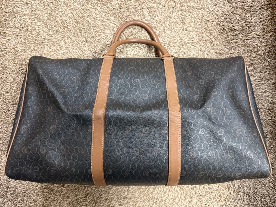 クリスチャンディオール ChristianDior ハニカム柄 ボストンバッグ