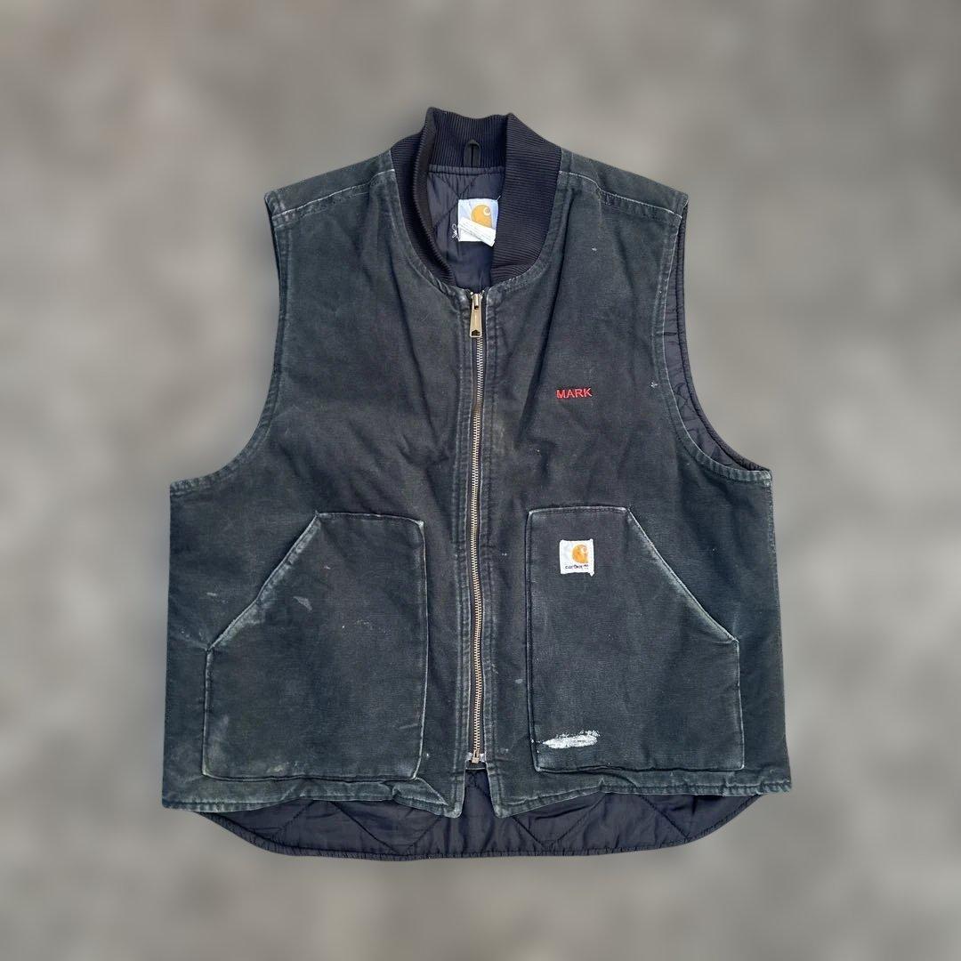 ア*ィ様 Carhartt V01 BLK ブラックベスト L