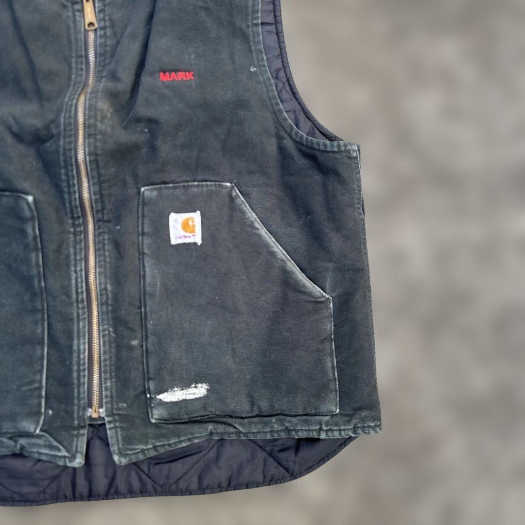 ア*ィ様 Carhartt V01 BLK ブラックベスト L