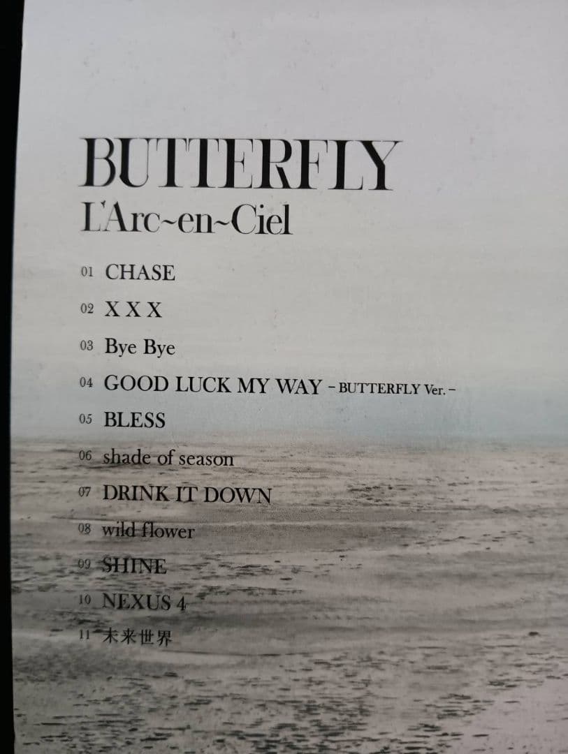 ★ほぼ新品★L'Arc～en～Ciel★ラルクアンシエルButterfly★