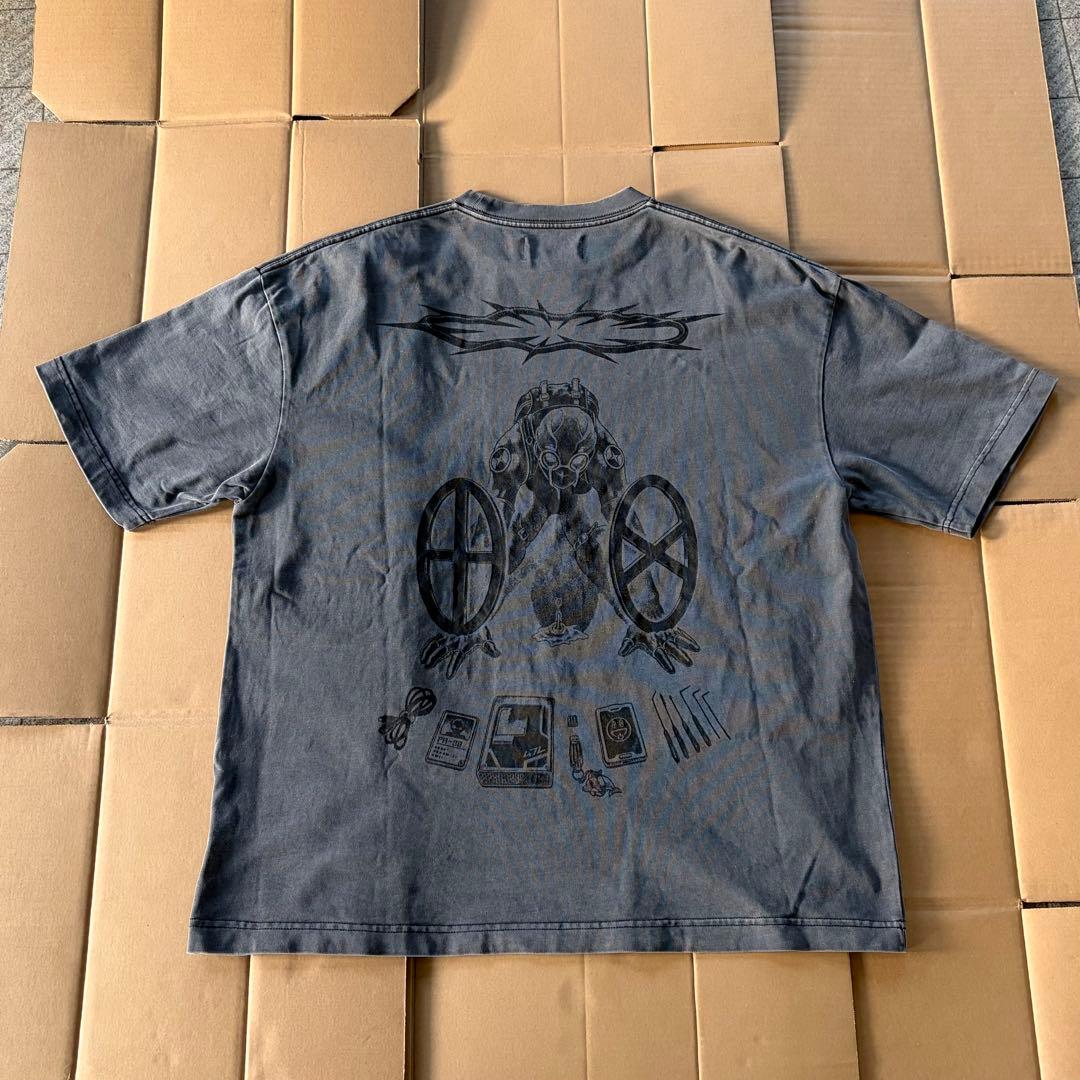 code47l バックプリントTシャツ　XLサイズ　ドローコード付き