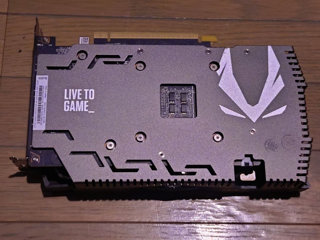 グラフィックボード　GEFORCE GTX1660 ZOTTAC GAMMING