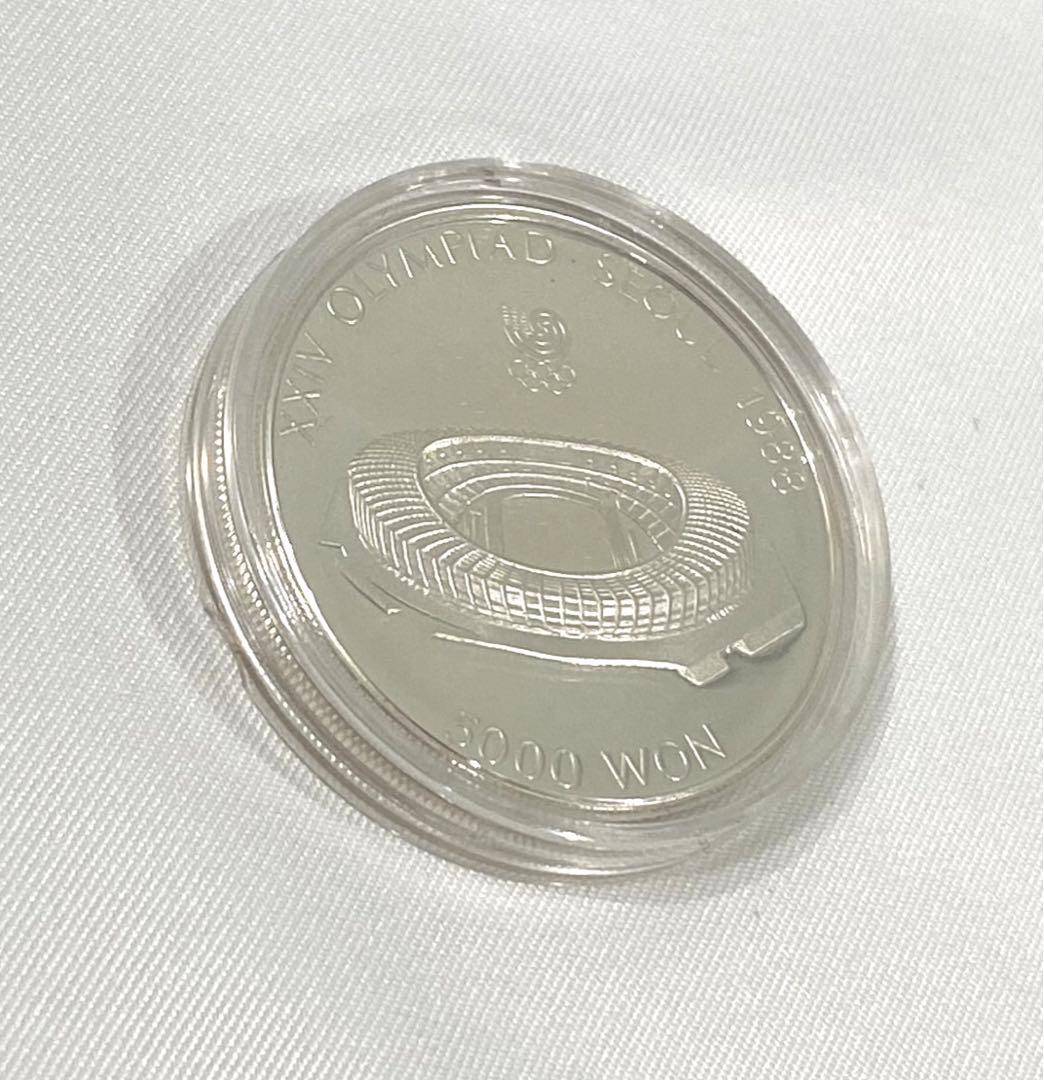 レア　ソウルオリンピック記念　5000ウォン　プルーフ銀貨　SV925