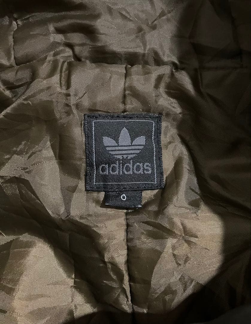 adidas ORIGINALS 中綿モッズコート 刺繍ワッペン 表記O 希少