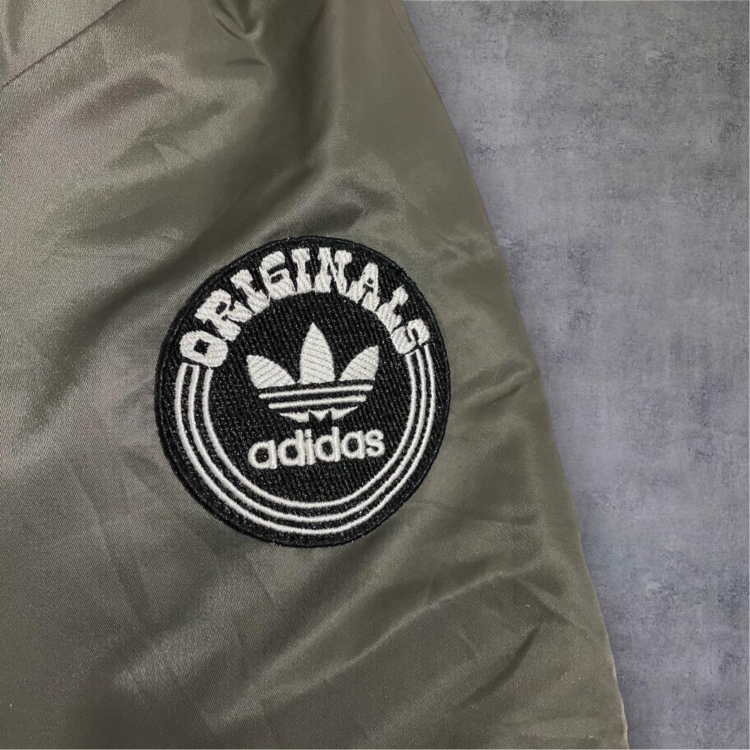 adidas ORIGINALS 中綿モッズコート 刺繍ワッペン 表記O 希少