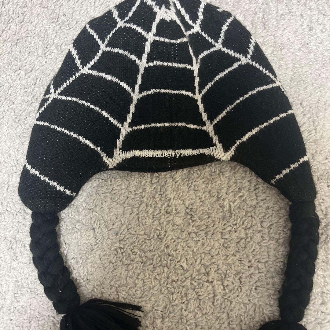 fuckthisindustry ビーニー　スパイダーマン　黒　FTI