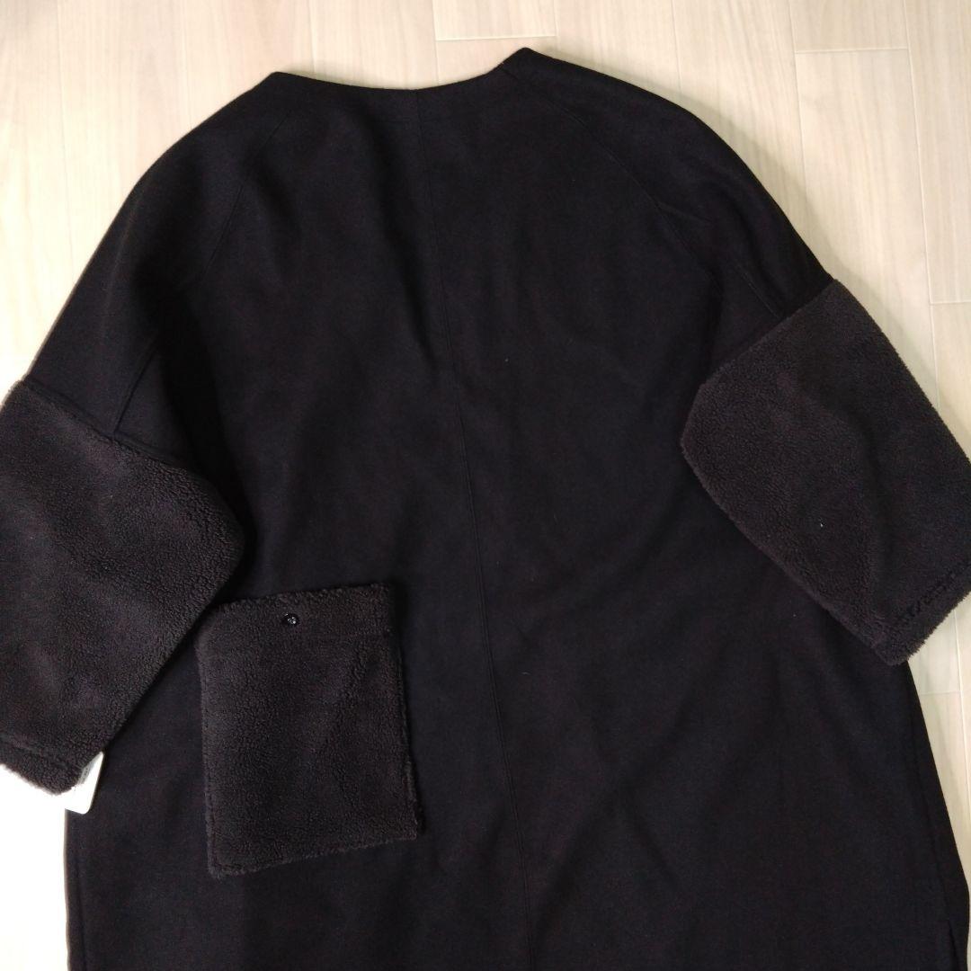 【新品 未使用】レディース あむう　akane アカネ　コート　ブラック