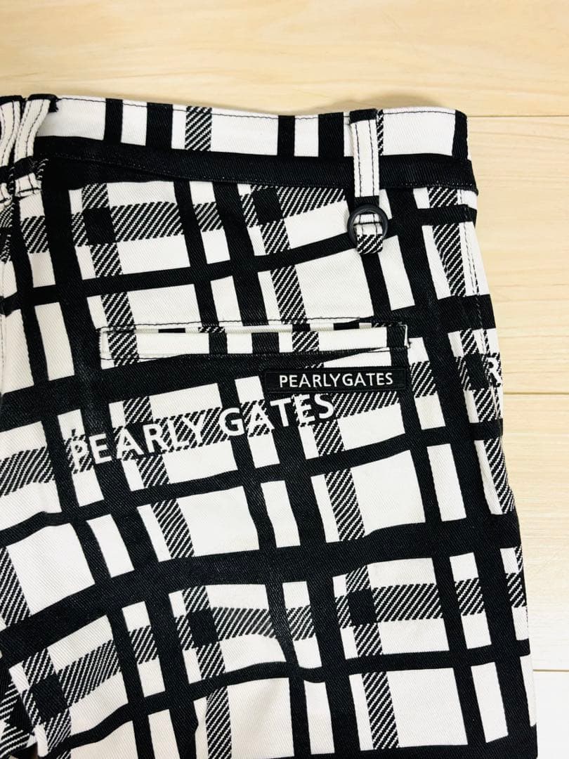 美品！PEARLY GATES 30周年記念！　チェック柄パンツ