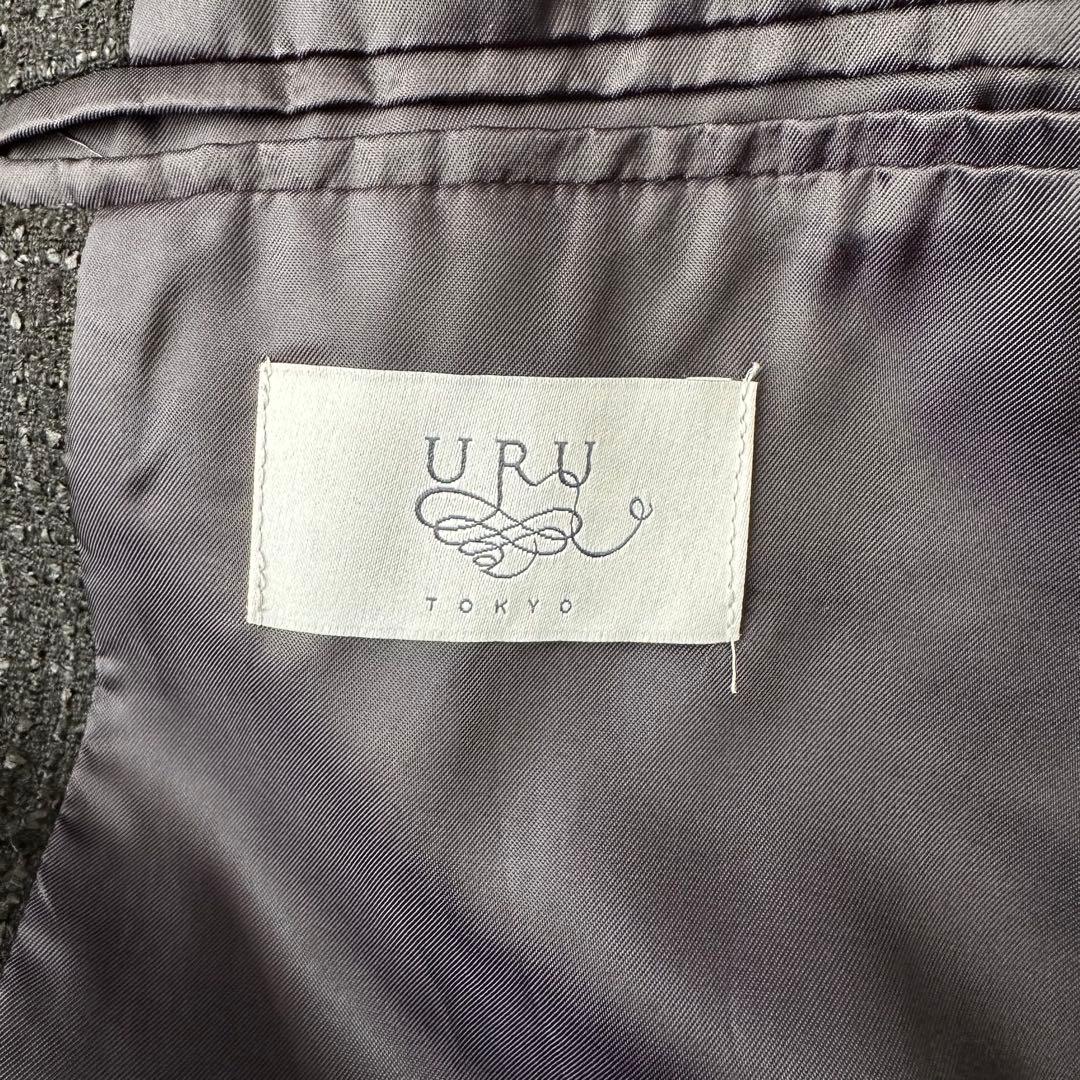 ジャケット・アウター URU FANCY TWEED 3 BUTTON JACKET