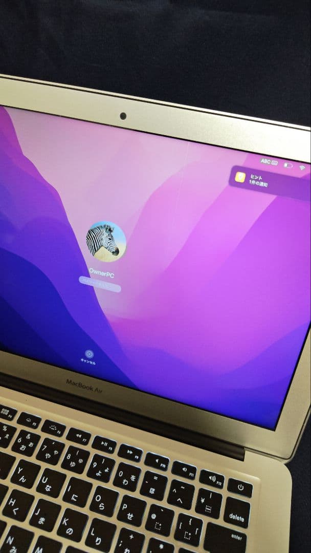 Apple MacBook Air 2017 A1466 ジャンク品