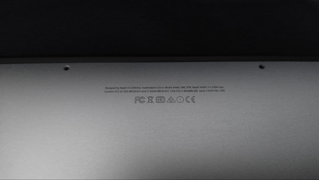Apple MacBook Air 2017 A1466 ジャンク品