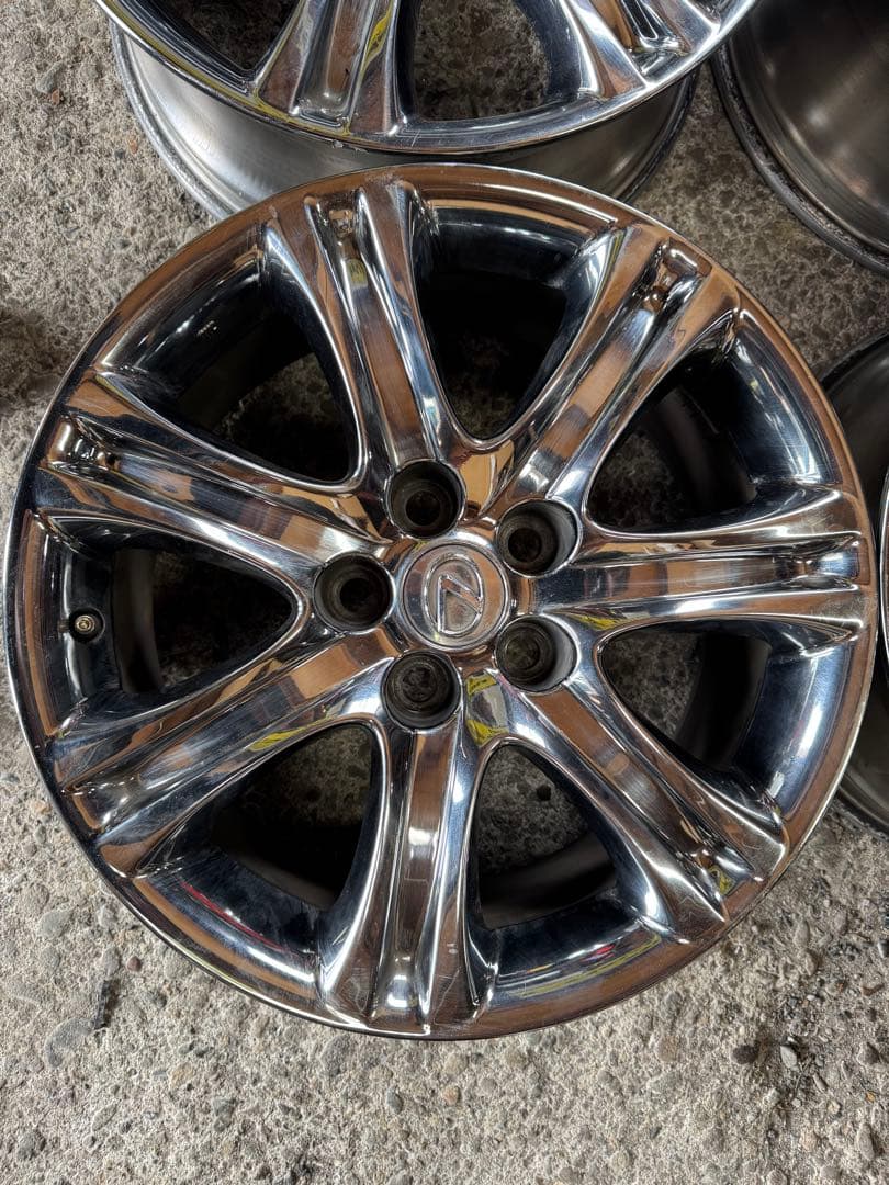 ひろくん 希少レクサス LS600 LS460 18インチ メッキホイール