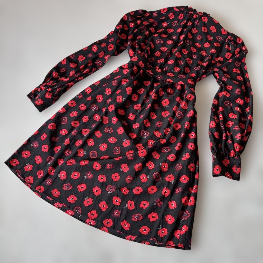 美品 kate spade ケイトスペード 花柄ワンピース S 仲里依紗さん着用
