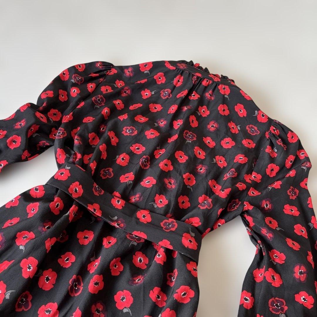 美品 kate spade ケイトスペード 花柄ワンピース S 仲里依紗さん着用