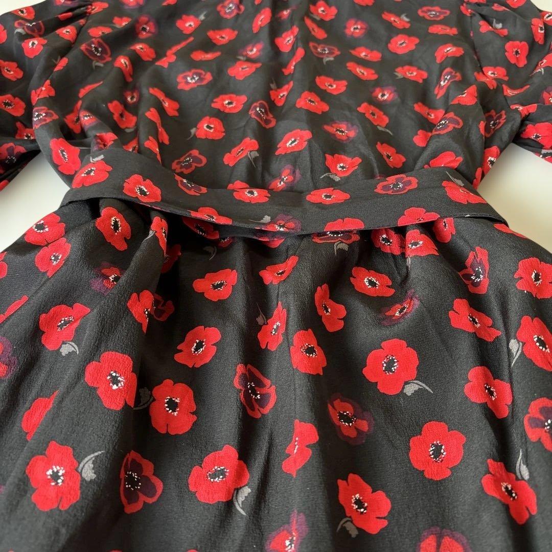 美品 kate spade ケイトスペード 花柄ワンピース S 仲里依紗さん着用