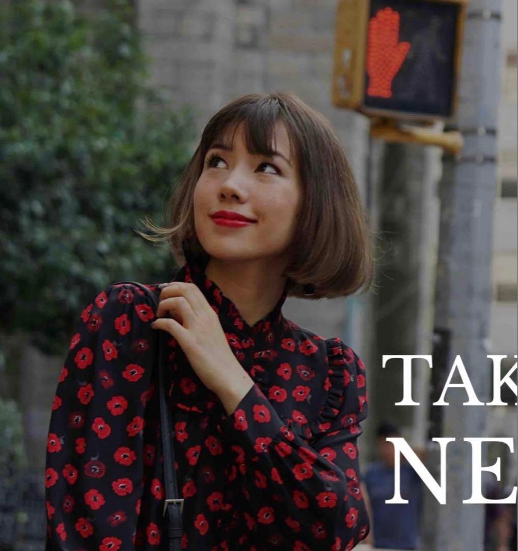 美品 kate spade ケイトスペード 花柄ワンピース S 仲里依紗さん着用