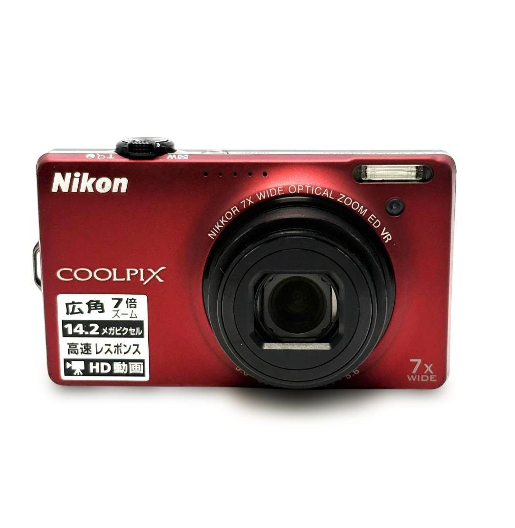 ニコン　Nikon COOLPIX S6000 レッド